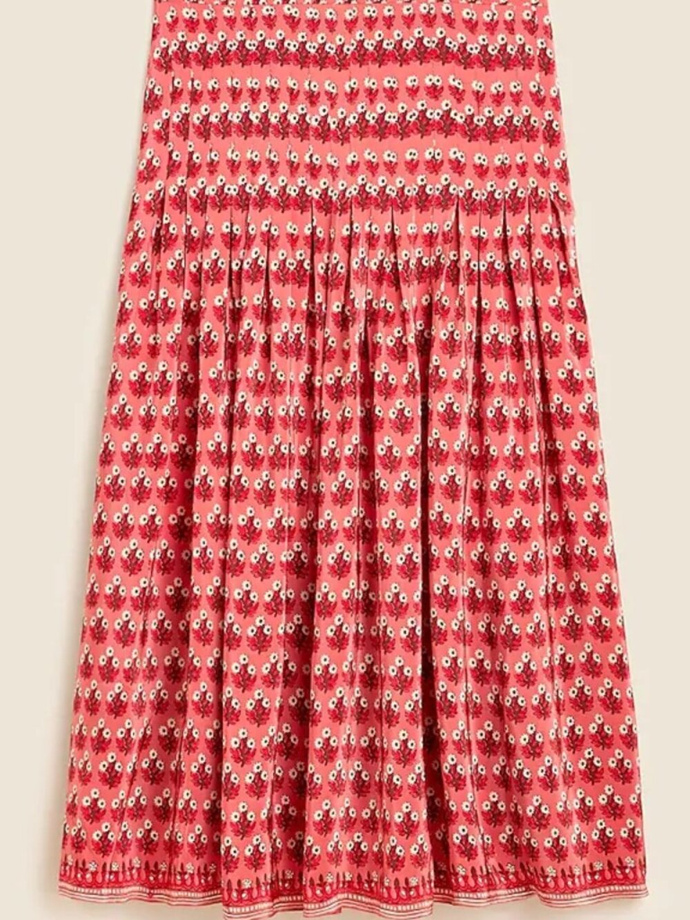 J. Crew Pleated Drop-waist Midi Skirt - NWT - Size 14